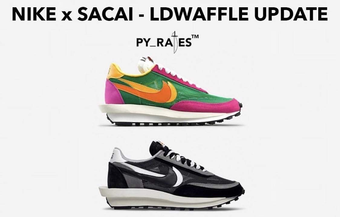 请注意！sacai x Nike LDWaffle联乘新配色发售更新！