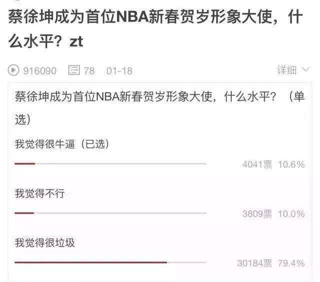 蔡徐坤任NBA形象大使这半年，球迷们是怎样反应的呢？要理性的分析