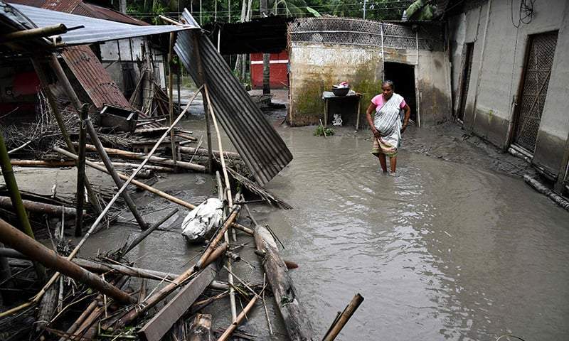 南亚持续强降雨已致80人死亡 两百多万人流离失所