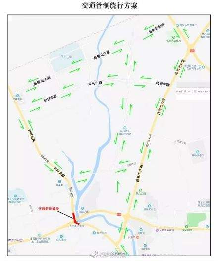 萍乡硖石大桥区段朝阳路全封闭施工