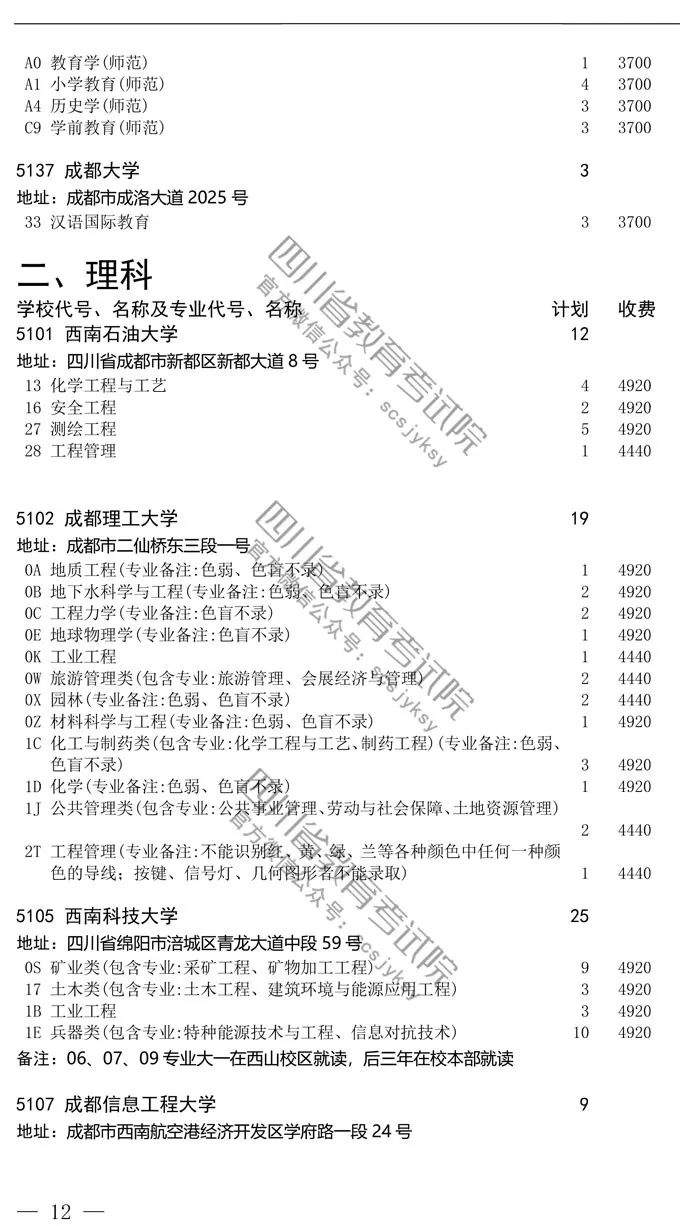 关于国家专项计划招生未完成计划院校第二次、地方专项计划招生未完成计划院校征集志愿的通知