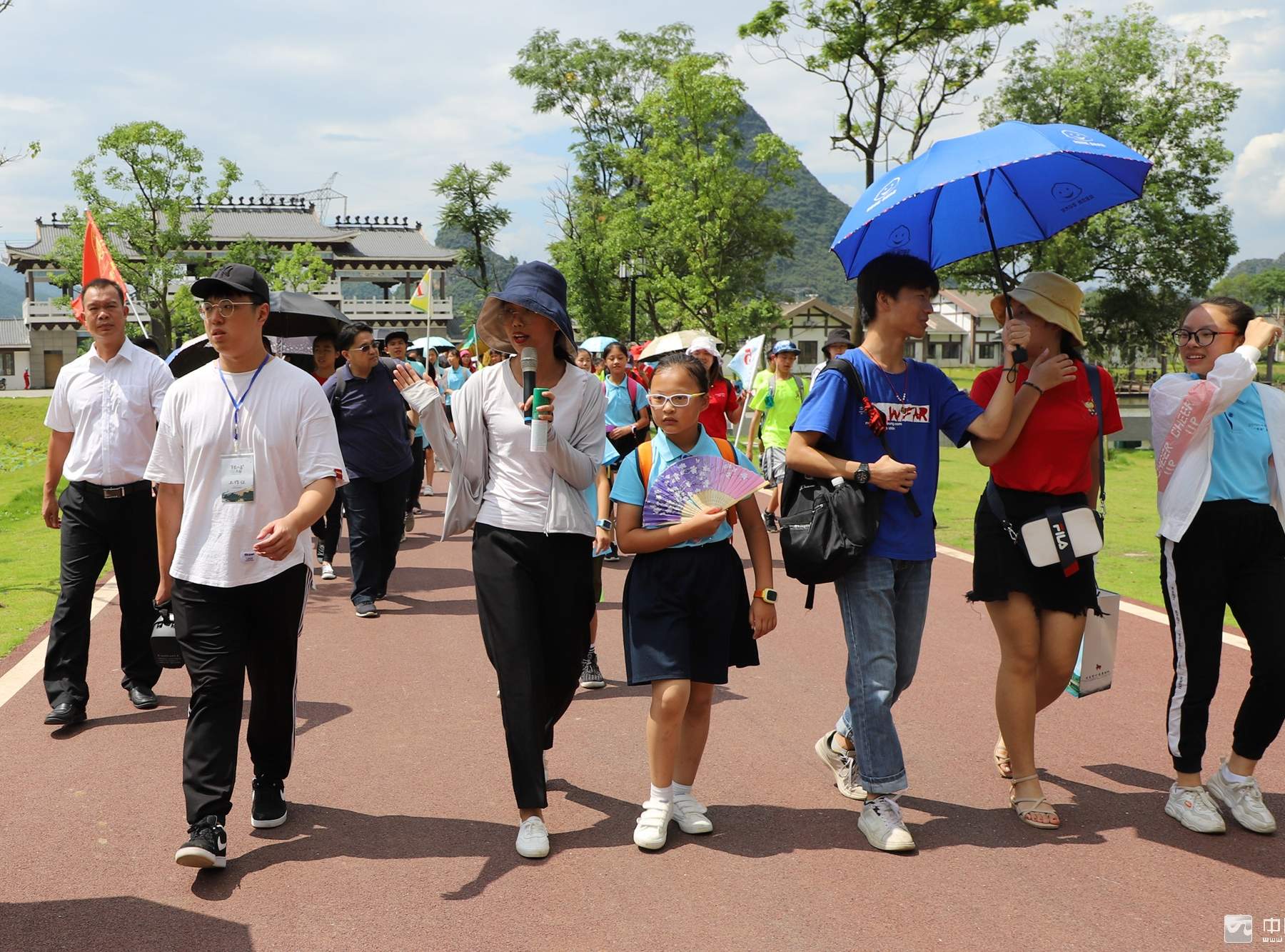 2019年桂台青少年“寿城”暨“中国寻根之旅”——世界长寿市（贺州）夏令营到我县开展活动