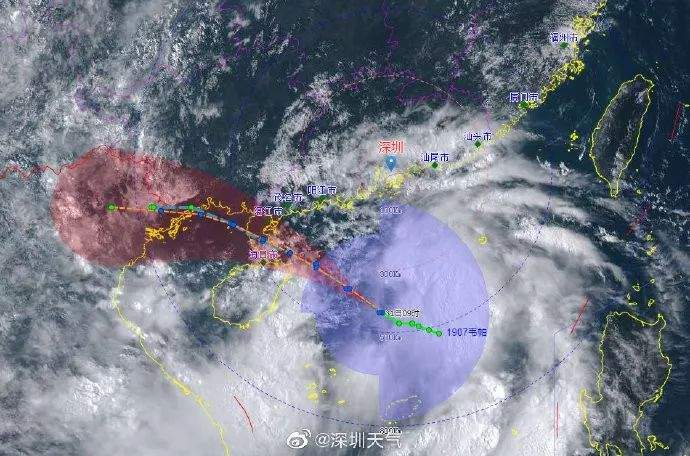 第7号台风“韦帕”生成！深圳台风蓝色预警生效中，暴雨+10级大风即将来袭...