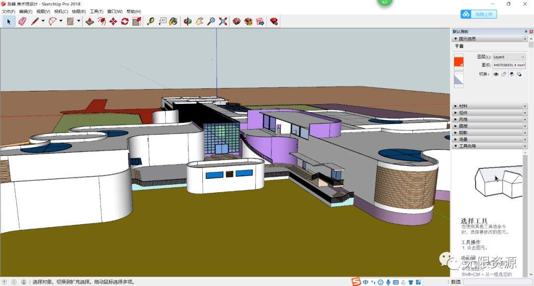 1037一批文化建筑su精细模型