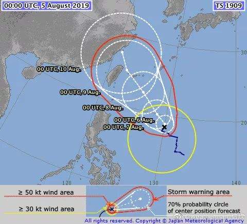 台风“利奇马”路径大幅西调,或直接影响福建!还有新台风……