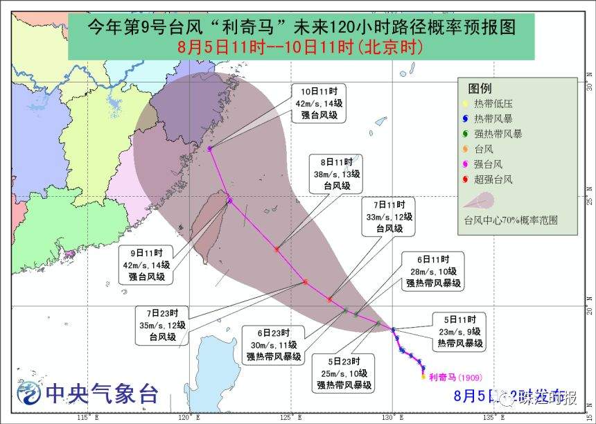 台风三兄弟！第9号台风“利奇马”已生成，10号台风即将生成！东莞未来一周......