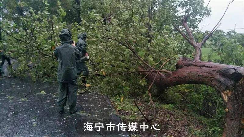 最强台风中心今晚到达！海宁有房屋坍塌汽车被压，连夜转移2万多人，比台风更强的是……