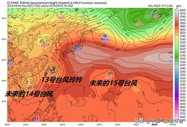 台风窝捅开了！五个台风胚胎一字排开，多个台风即将排队生成