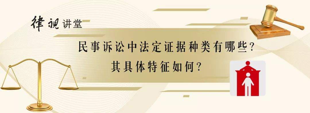 民事诉讼中法定证据种类有哪些？其具体特征如何？