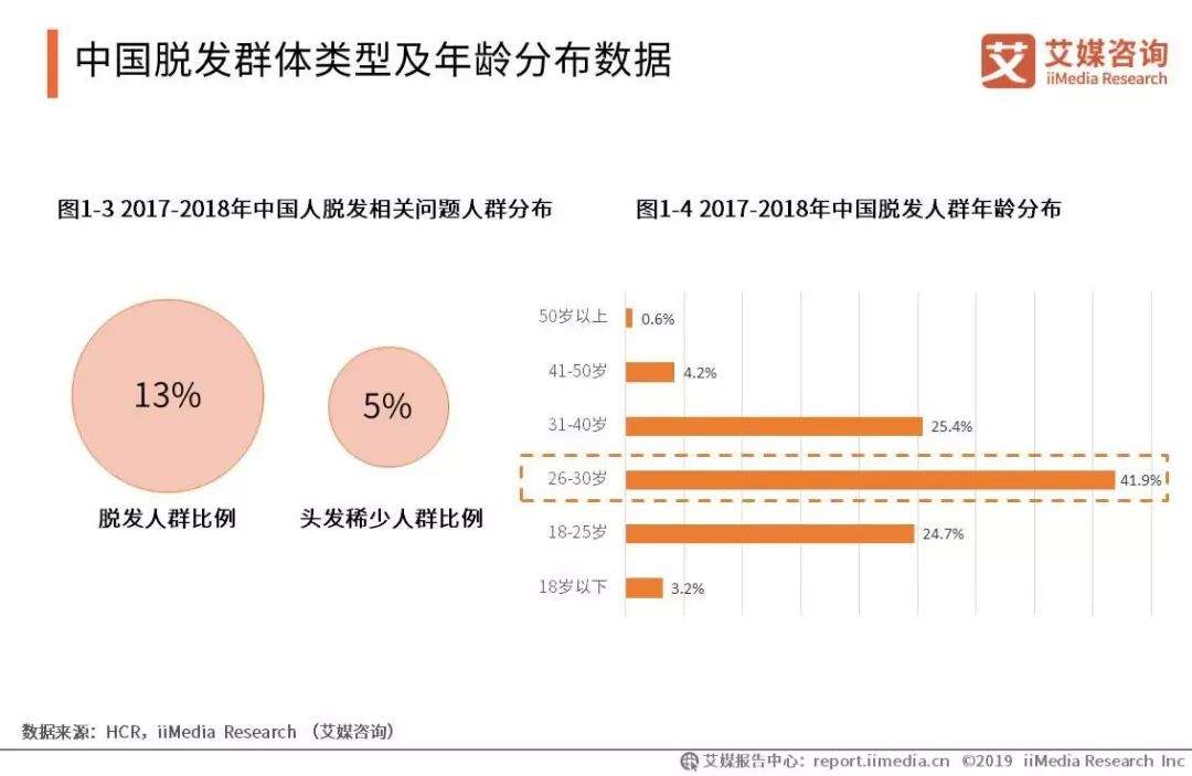 2019-2021年中国脱发保健行业趋势与消费行为数据研究报告