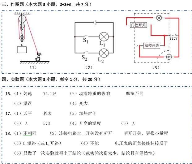 万人考|初三答案解析