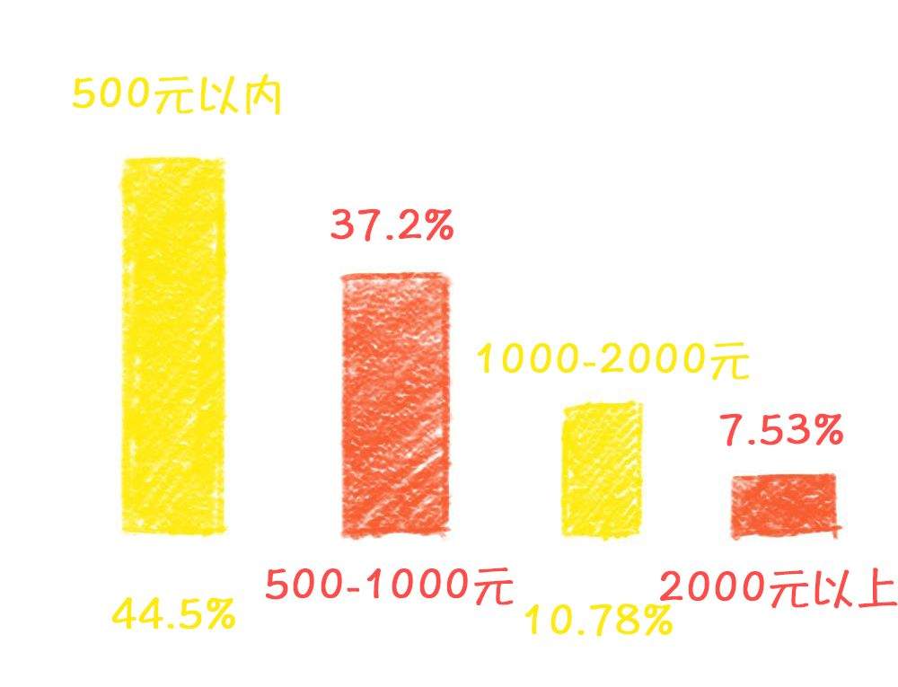 近60%的大学生每月网购超过500元！