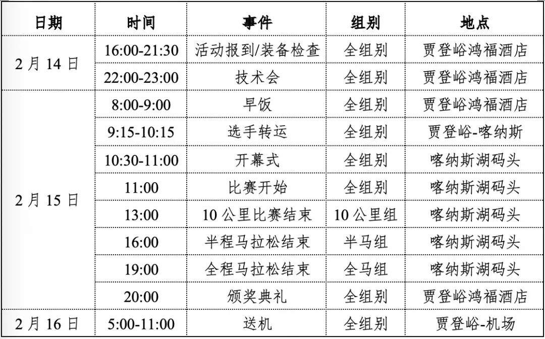 2020，冰雪奇缘不只属于南北两极，喀纳斯国际冰上马拉松报名开启！