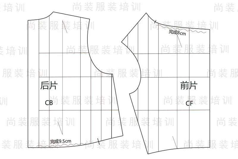 尚装|立裁基础|抽活褶原型立裁