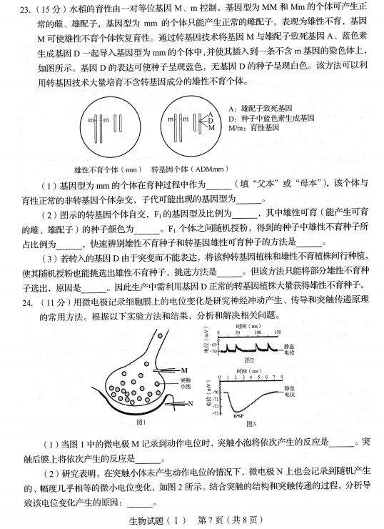 2020新高考首份试卷发布丨物理、化学、生物真题及试卷分析（附原卷pdf下载）