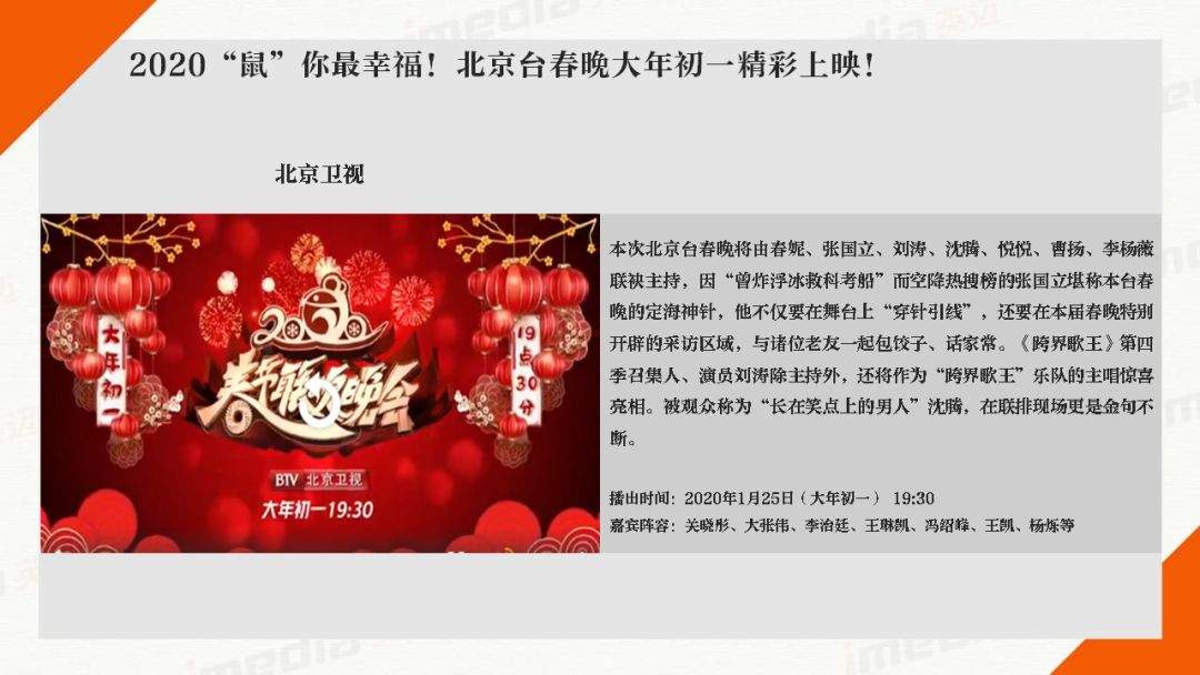 媒介周刊|2020春晚大战一触即发，央卫视各出奇招恭贺新春！