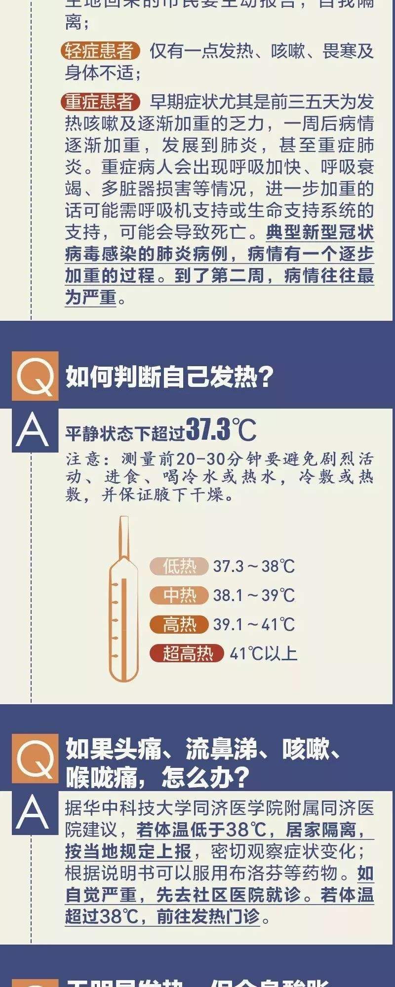 重要|一张图教会你区分感冒、流感、新型冠状病毒感染！