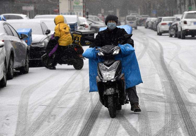 立春后北京又飘雪花，最高气温-2℃|组图