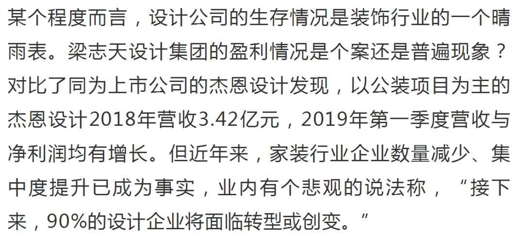 梁志天设计集团发出亏损预警，设计创新路在何方？