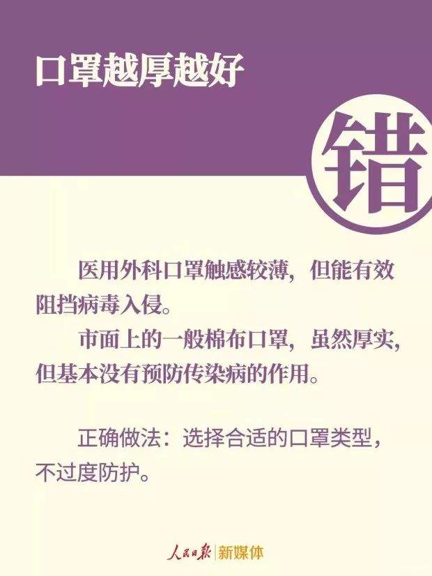 你真的会戴口罩口罩的9种错误戴法当心！