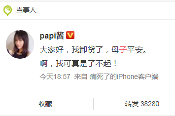 papi酱生子，报喜文因一字遭中国作家狠怼：儿子啥货，有啥了不起