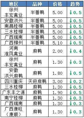 2020年03月30日鸭苗毛鸭，淘汰鸭番鸭/麻鸭种蛋价格