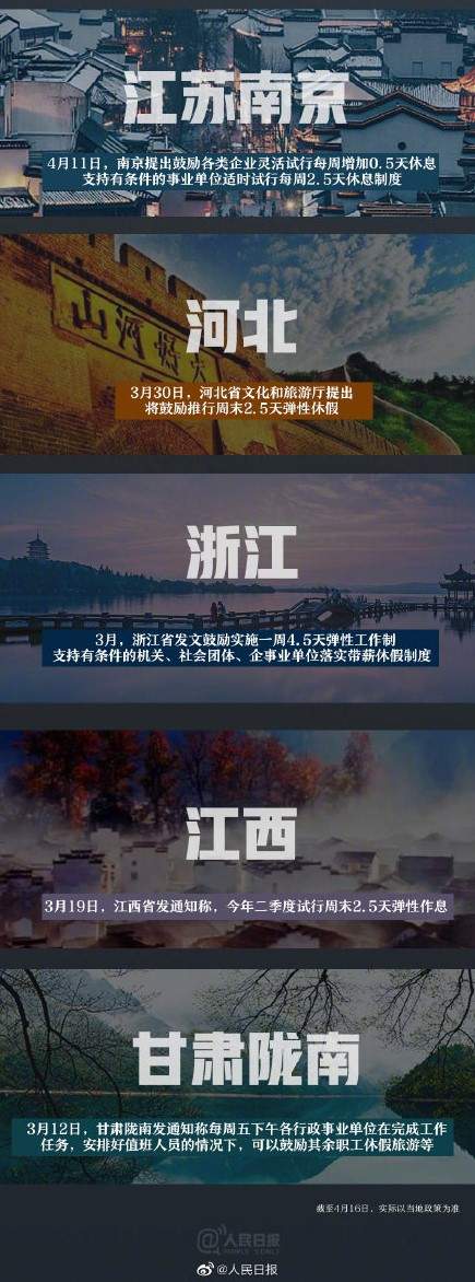 多地推行2.5天休假制度，网友：不是休几天的事。