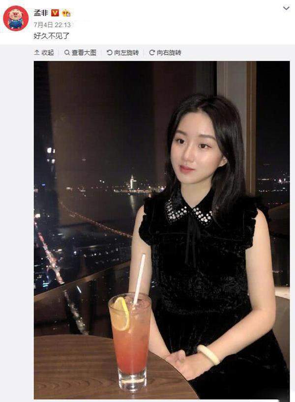 孟非23岁女儿初长成，穿黑裙美得优雅又知性，甜美形象不输女明星