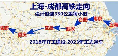 我国将建覆盖长江沿岸6亿人的高铁，快来看看，经过你的家乡吗？