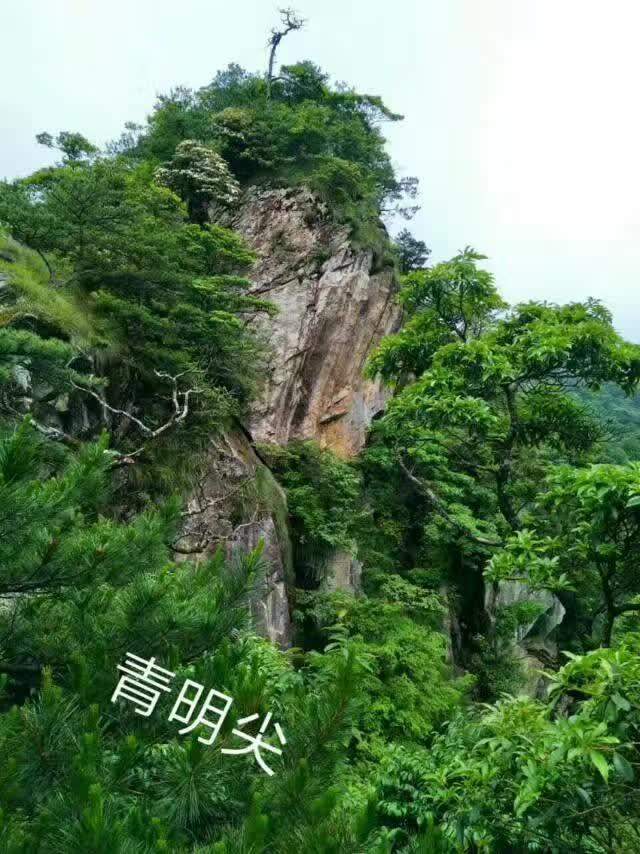 美丽的上饶五府山风景山水如画廊。