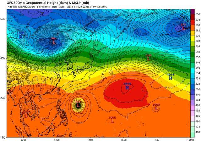 夏浪走“C字”路线，90W或是24号台风，GFS：25号风神或也要出现