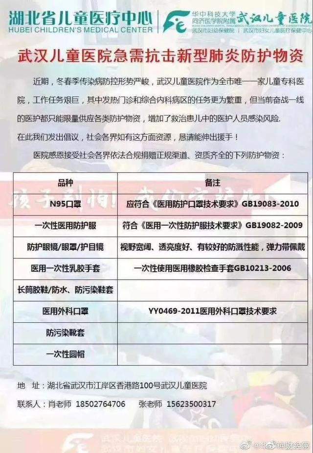 援助武汉：捐款、捐赠渠道汇总