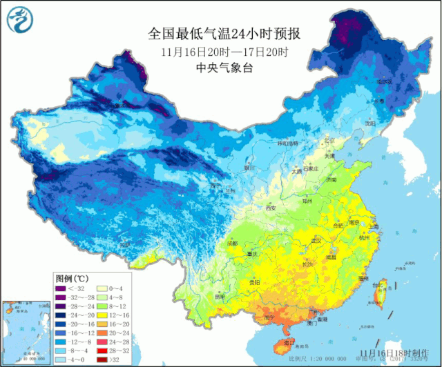 冷！最低仅4℃！苏州发布寒潮蓝色预警！还有霜冻、7级大风在路上