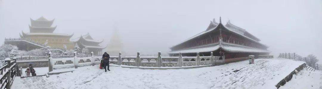 2019峨眉山的第一场雪，让你忘了初恋