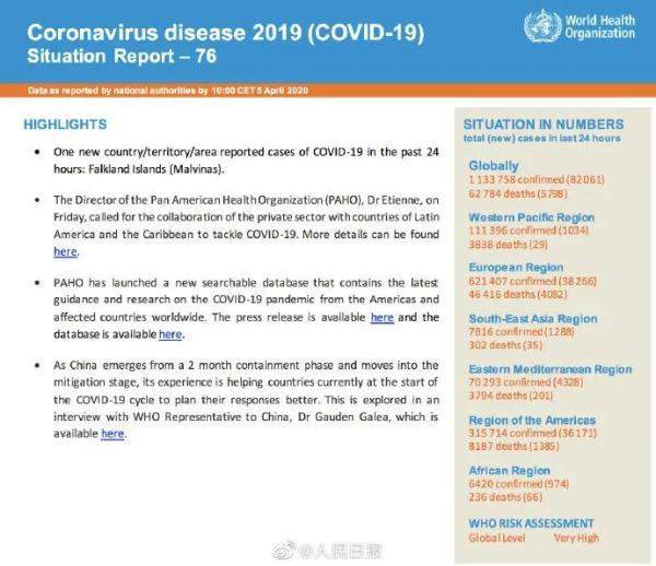 美国确诊病例突破33万，英国首相因持续性新冠症状入院