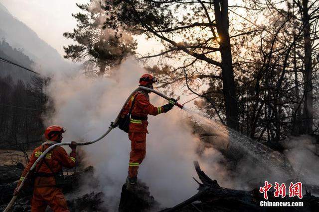 直击西藏林芝尼西村山火灭火救援现场 无人员伤亡 起火原因正在核查中