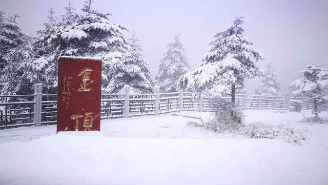 2019峨眉山的第一场雪，让你忘了初恋