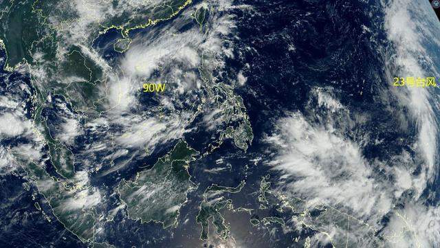 夏浪走“C字”路线，90W或是24号台风，GFS：25号风神或也要出现