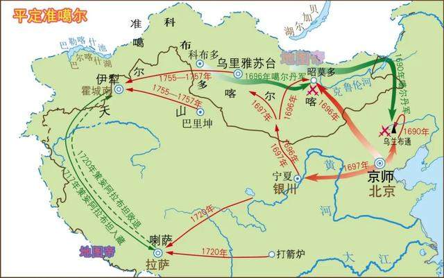 康熙、雍正、乾隆祖孙三代，为何一定要消灭准噶尔汗国？