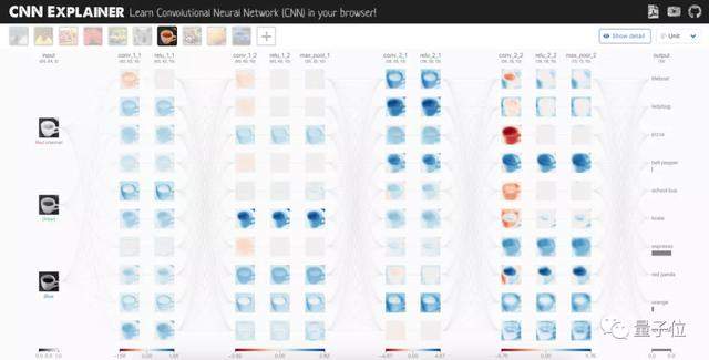 一位中国博士把整个CNN都给可视化了，每次卷积池化都清清楚楚