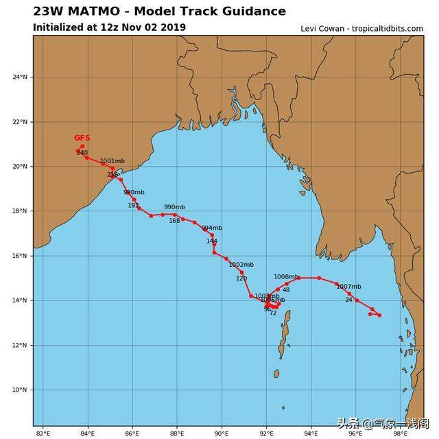 死灰复燃？22号台风残余跨洋或袭击印度，23号夏浪生成或是大台风