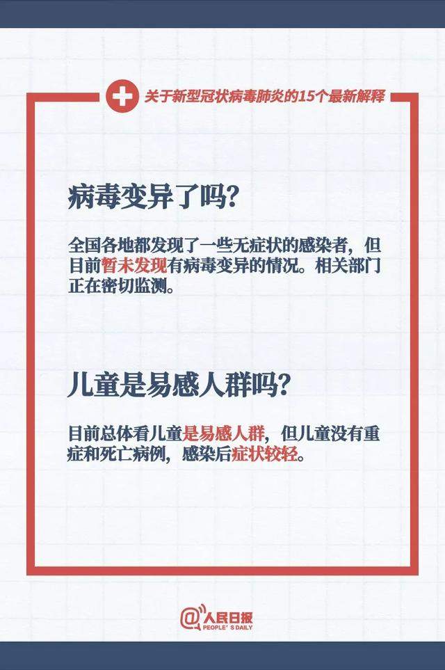 请儋州市民转扩！关于新型冠状病毒肺炎的15个最新解释↓