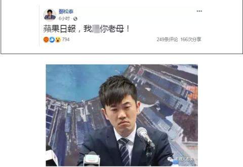 看暴徒钻出下水道就被抓，“港独”头目痛骂苹果日报