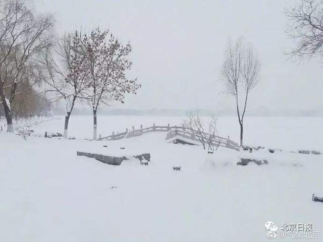 北京暴雪蓝色预警！局地积雪已达5厘米，大雪来了，大雾也来了