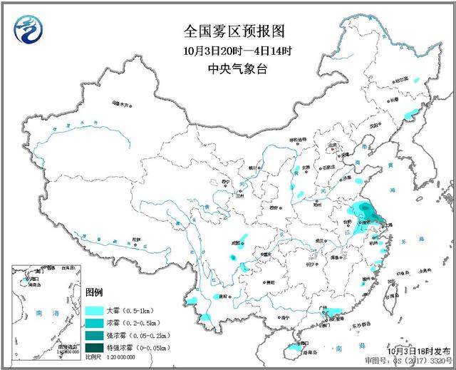 受较强冷空气影响，全国大部分区域气温下降6到10℃