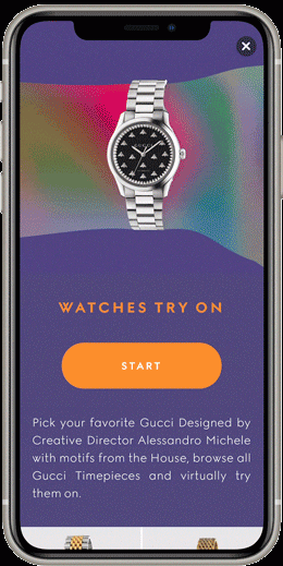 【GUCCI腕表珠宝】GUCCI APP引入腕表AR技术