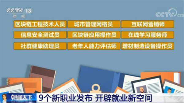 三部门发布9个新职业开辟就业新空间