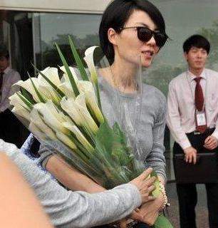 张柏芝、窦靖童和粉丝合照没架子，王菲却对粉丝的礼物皱起了眉头