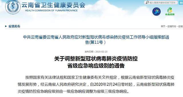 一夜之间，四个省下调疫情应急响应级别，从一级变二级、三级意味着什么?