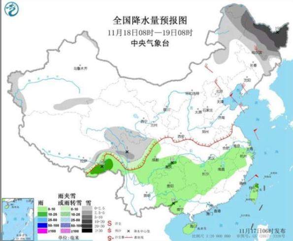 寒潮蓝色预警继续！全国大范围地区陷雨雪天气 局地降温12到16℃